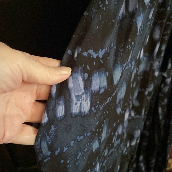 3X Melissa McCarthy Rhythm Blues Maxi Dress with Drawstring Tie Belt - Picture 12 of 17